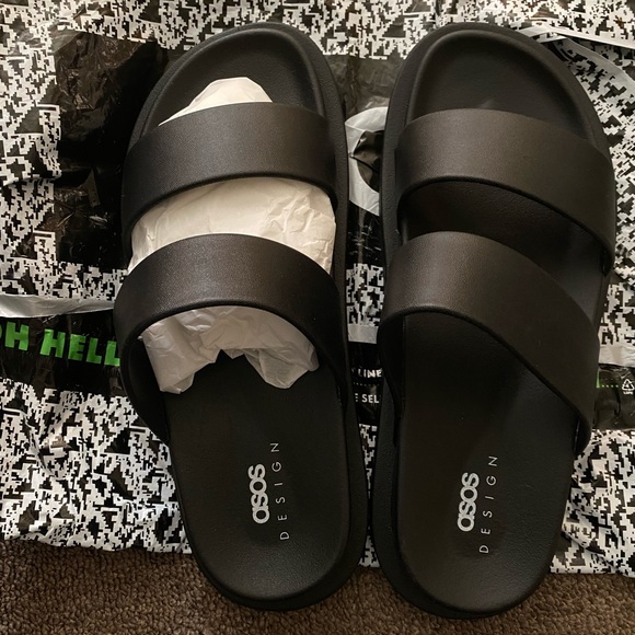 ASOS Shoes - ASOS DESIGN Wide fit Friday jelly sandal size 9US 40 Eur